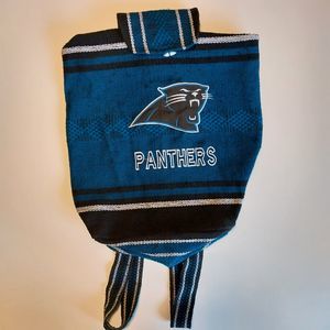 NFL Carolina Panthers Handmade Knit Backpack Handbag